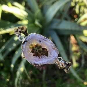 Jewelry - Silver Druzy Agate Crystal Bracelet Jewelry - Silver Druzy Agate Crystal Bracelet